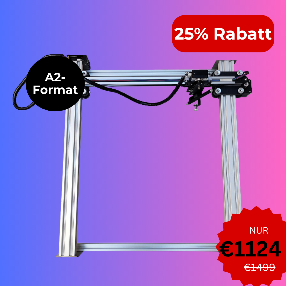 iDraw H A2 Stiftplotter Zeichenroboter Zeichnenmaschine Schreibroboter Unterschriftenmaschine | UUNA TEK