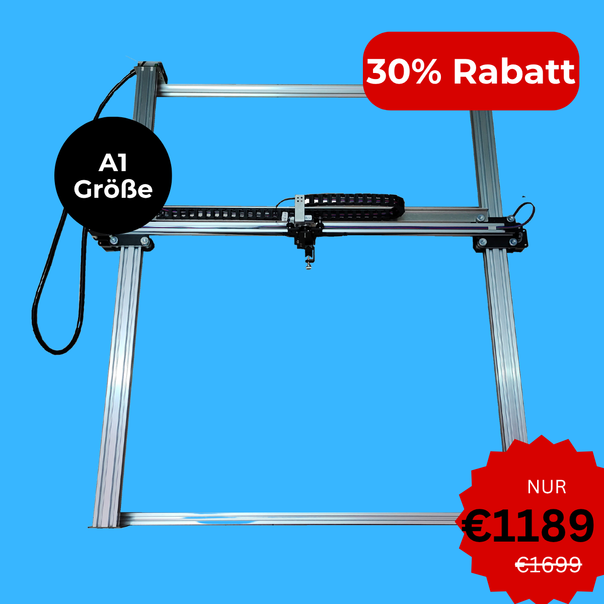 iDraw H A1 Großformat Stiftplotter Zeichenroboter Stiftplotter Zeichenmaschine Schreibmaschine Unterschriftenmaschine | UUNA TEK
