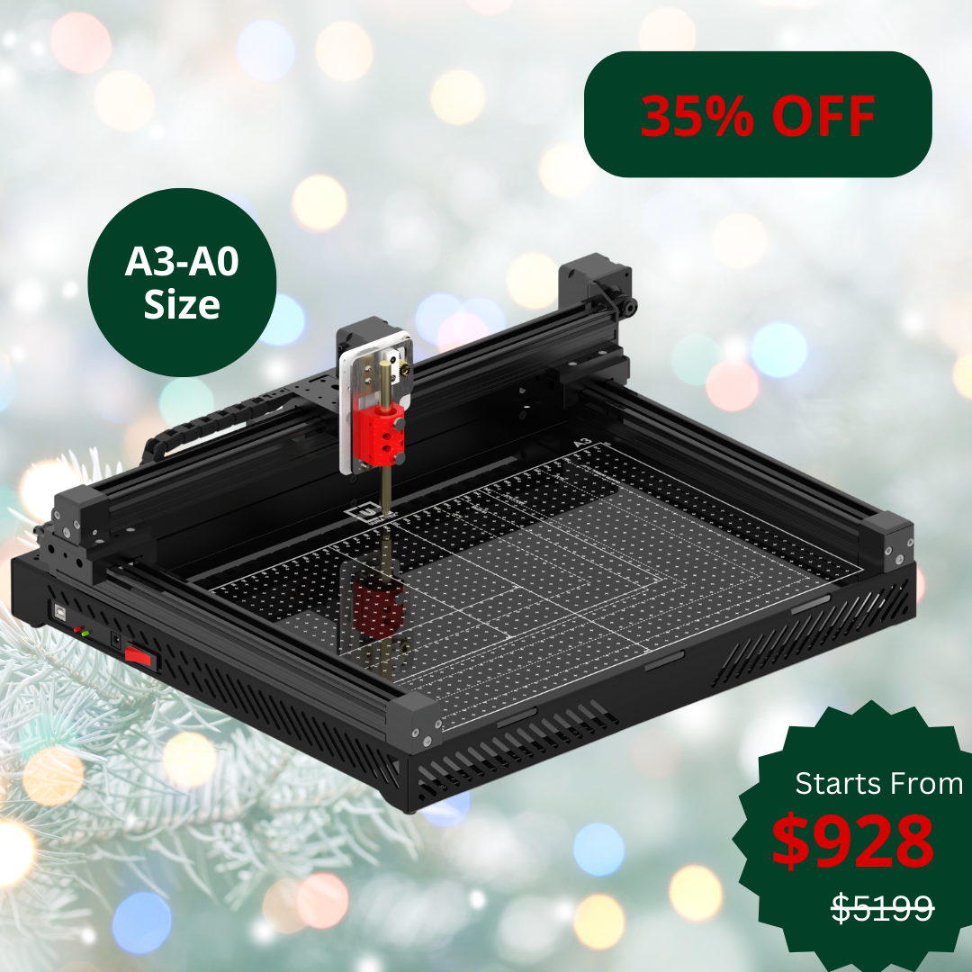 UUNA TEK 3.0 - A3/A2/A1/A0 Größe Vormontierter Highend All-in-One Stiftplotter Zeichenroboter Zeichenmaschine Schreibmaschine Unterschriftenmaschine