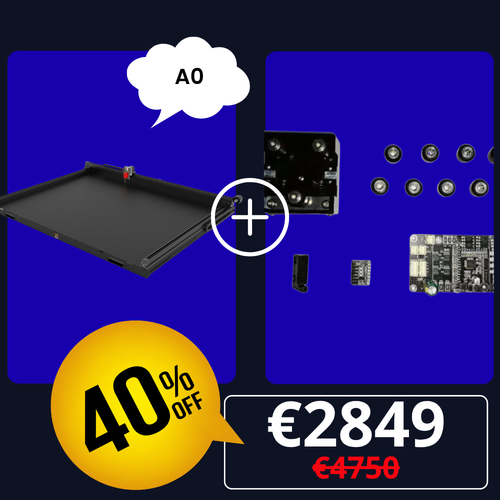 UUNA TEK 3.0 A0-Stiftplotter + Zubehör-Set-Bundle