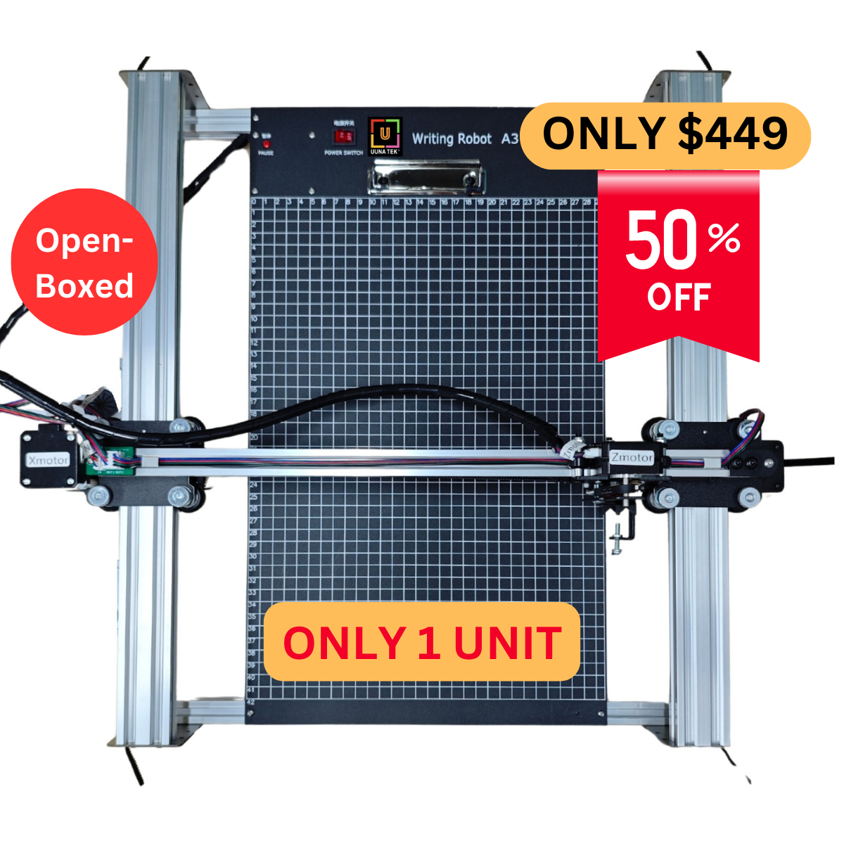 Open-Boxed iDraw H A3 Pen Plotter Drawing Robot Pen Plotter Drawing Machine Writing Machine Signature Machine| UUNA TEK - UUNA TEK CO.,LIMITED