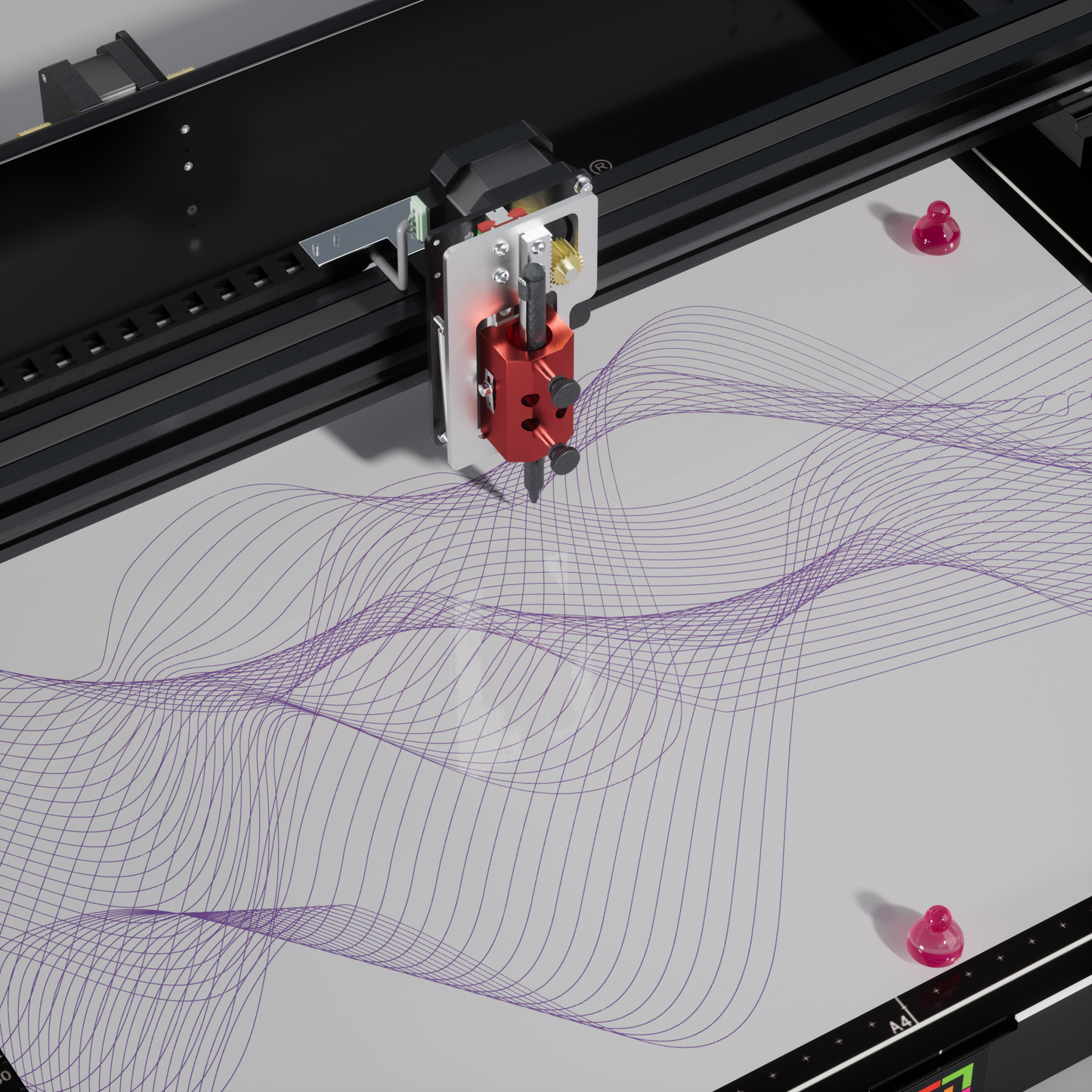 UUNA TEK 3.0 A3 Premium Stiftplotter – All-in-One Zeichen- und Schreibroboter mit WLAN & SD-Karte