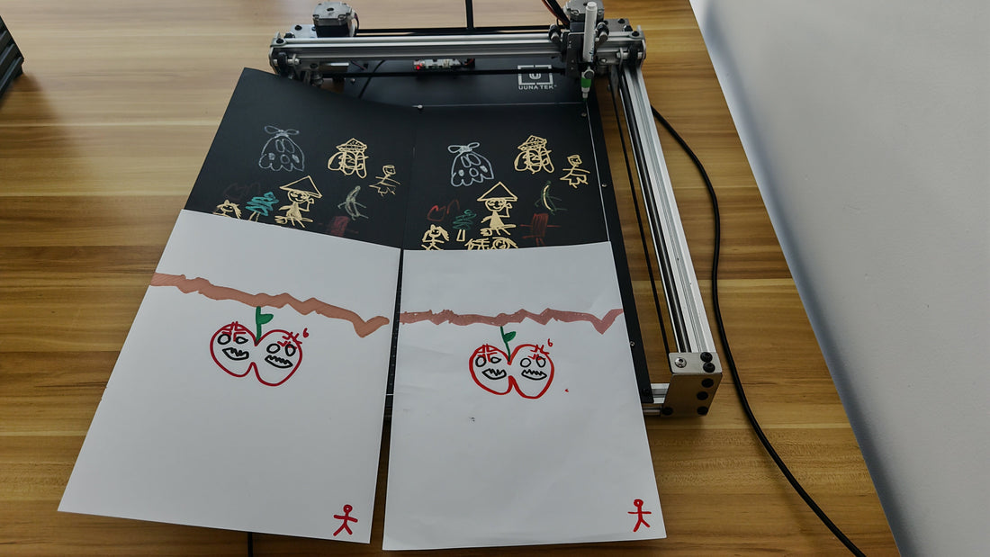 Halloween Stiftplotter Kunst mit dem iDraw H SE Stiftplotter