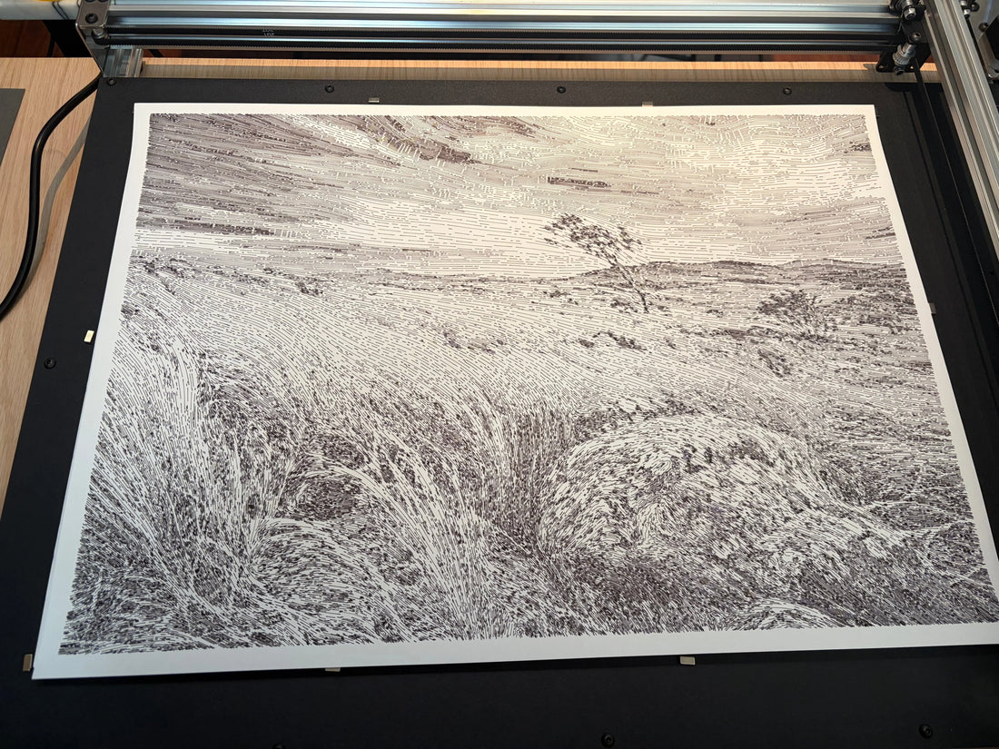 UUNA TEK ArtStation 1824 Test – Großformat-Pen-Plotter