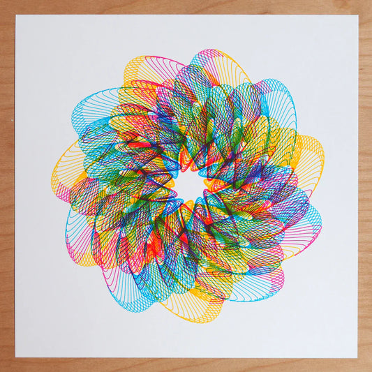 Stiftplotter für generative Kunst: Vektordaten zu Bewegung
