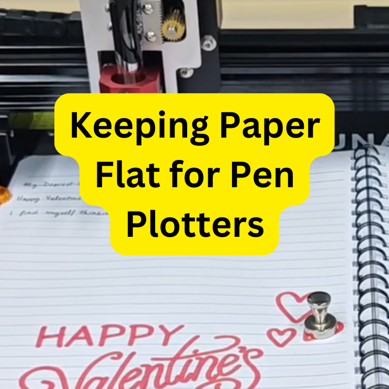Keeping Paper Flat for Pen Plotters: Solutions That Work