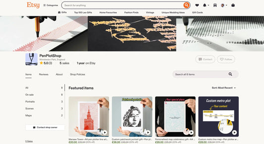 Stiftplotter Kunst: Von der Idee zum eigenen Stiftplotter Business