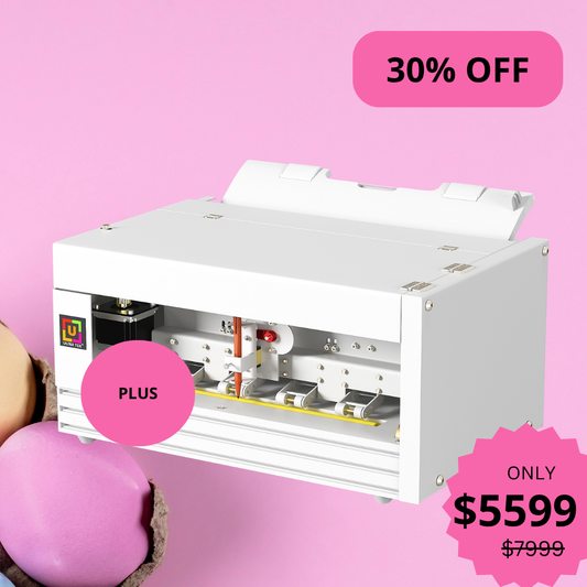 UUNA TEK® iAuto Plus - Handschriftgerät mit Einzug/Automatische Unterschriftenmaschine/Handschriftgerät für Briefe/Automatisches Schreibgerät, Schreiben Sie bis zu 210 Briefe, 80 Umschläge auf einmal