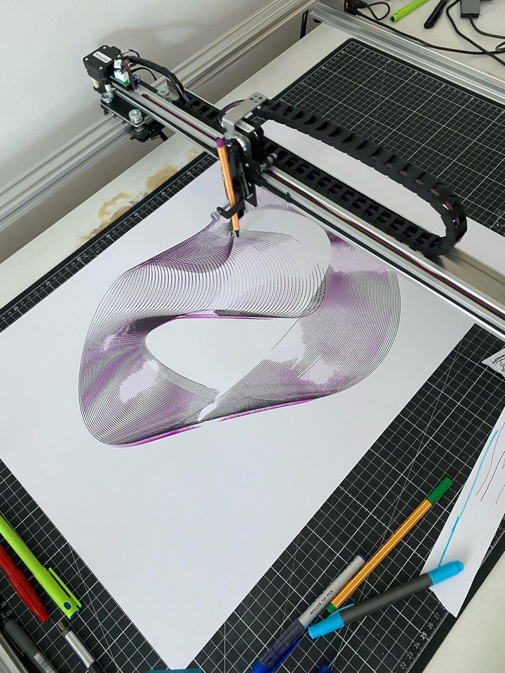 iDraw H A1 Großformat Plotter Zeichenroboter Stiftplotter Zeichenmaschine Schreibmaschine Signaturmaschine | UUNA TEK