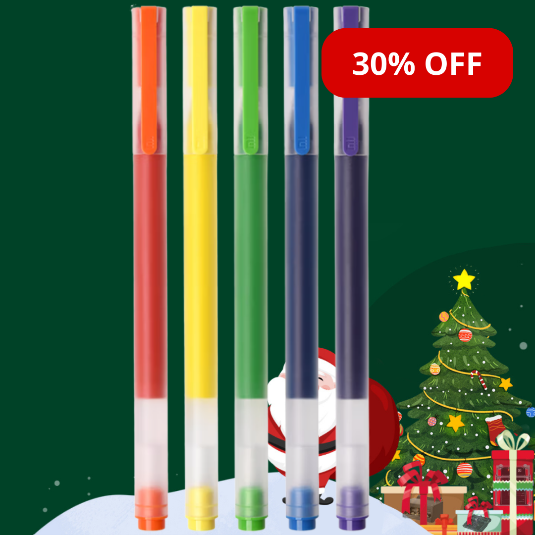 5-Farben-Quick-Dry-Füllfederhalter-Paket