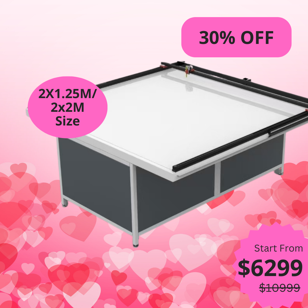 UUNA TEK 3.0 – (2 x 1,25 m/2 x 2 m) vormontierter High-End-All-in-One-Architekten-Zeichentisch und Stiftplotter für Architekturzeichnungen