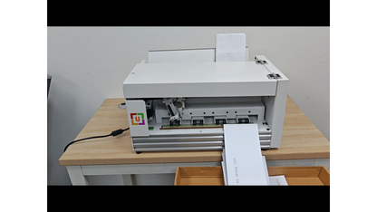 UUNA TEK® iAuto Plus - Handschriftgerät mit Einzug/Automatische Unterschriftenmaschine/Handschriftgerät für Briefe/Automatisches Schreibgerät, Schreiben Sie bis zu 210 Briefe, 80 Umschläge auf einmal