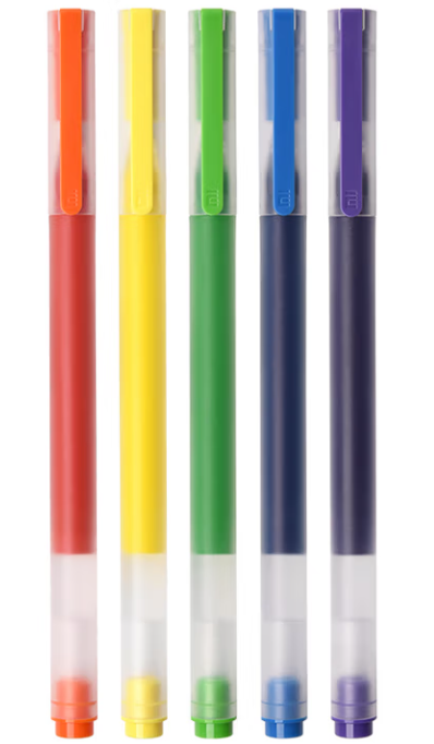 5-Color Quick-Dry Fountain Pen Bundle - UUNA TEK CO.,LIMITED