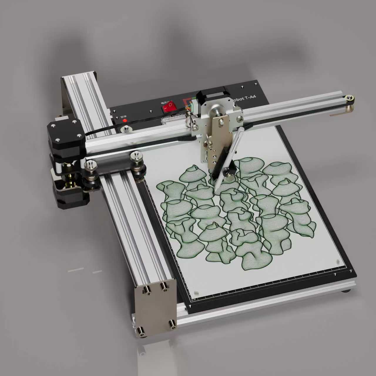 UUNA TEK® iDraw 2.0 - Zeichenroboter im A4-Format, bester Stiftplotter für Einsteiger