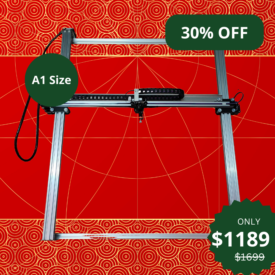 iDraw H A1 Großformat Plotter Zeichenroboter Stiftplotter Zeichenmaschine Schreibmaschine Signaturmaschine | UUNA TEK