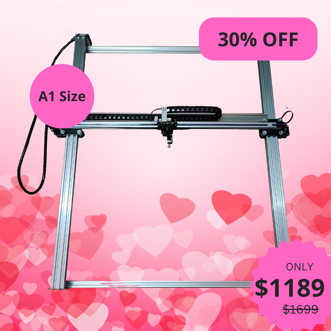 iDraw H A1 Großformat Plotter Zeichenroboter Stiftplotter Zeichenmaschine Schreibmaschine Signaturmaschine | UUNA TEK