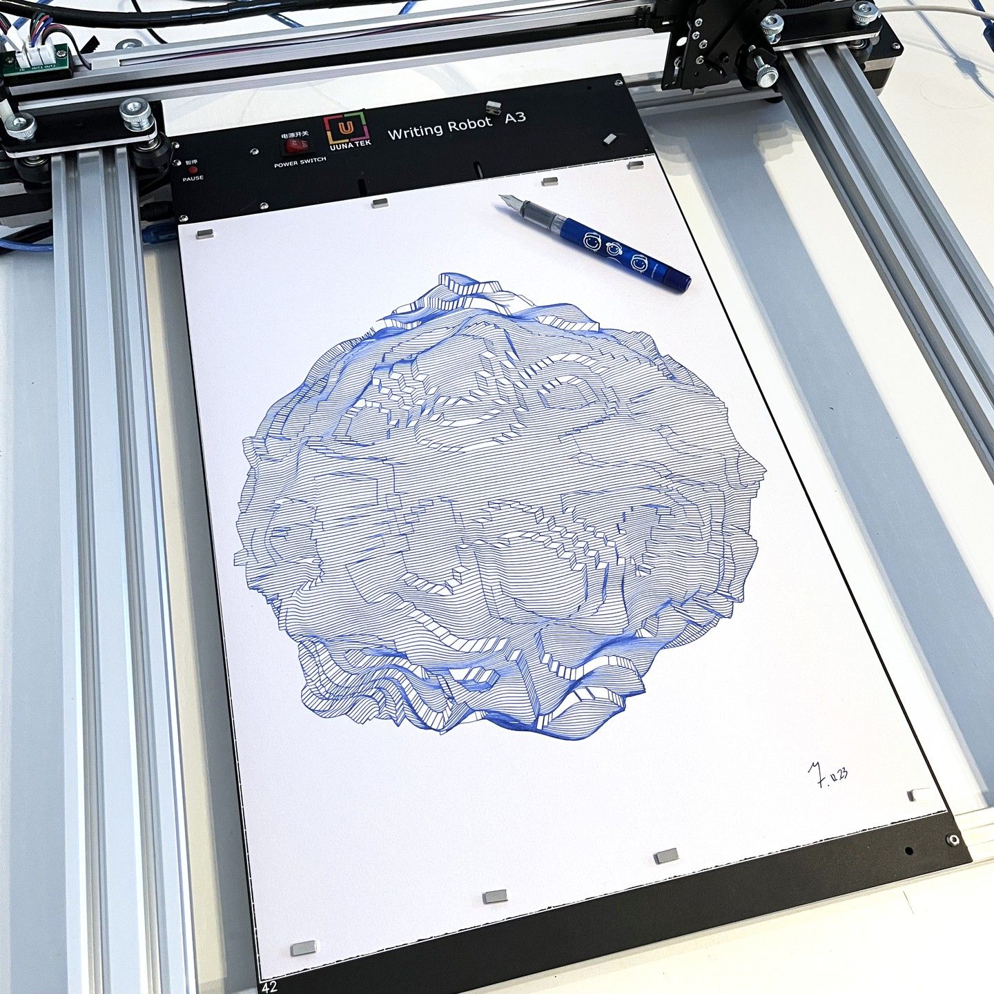 iDraw H A1 Großformat Plotter Zeichenroboter Stiftplotter Zeichenmaschine Schreibmaschine Signaturmaschine | UUNA TEK