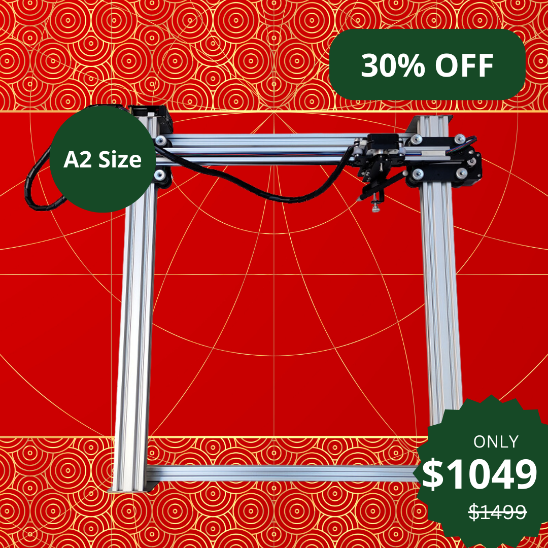 iDraw H A2 Stiftplotter-Zeichenroboter, Stiftplotter-Zeichenmaschine, Zeichnen Sie mehr als A2-Größe