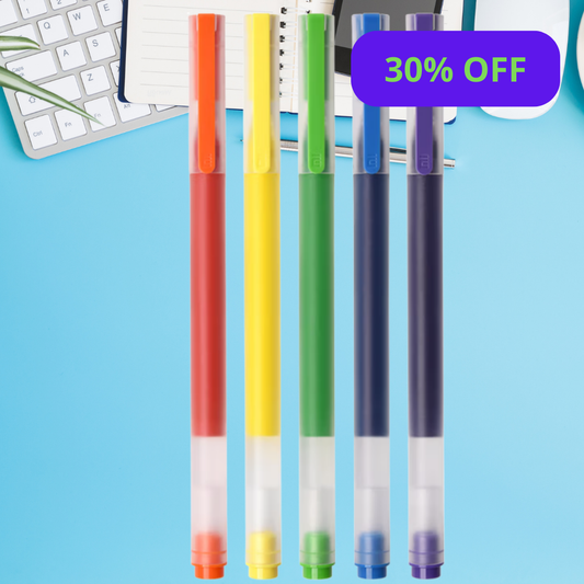 5-Color Quick-Dry Fountain Pen Bundle - UUNA TEK CO.,LIMITED