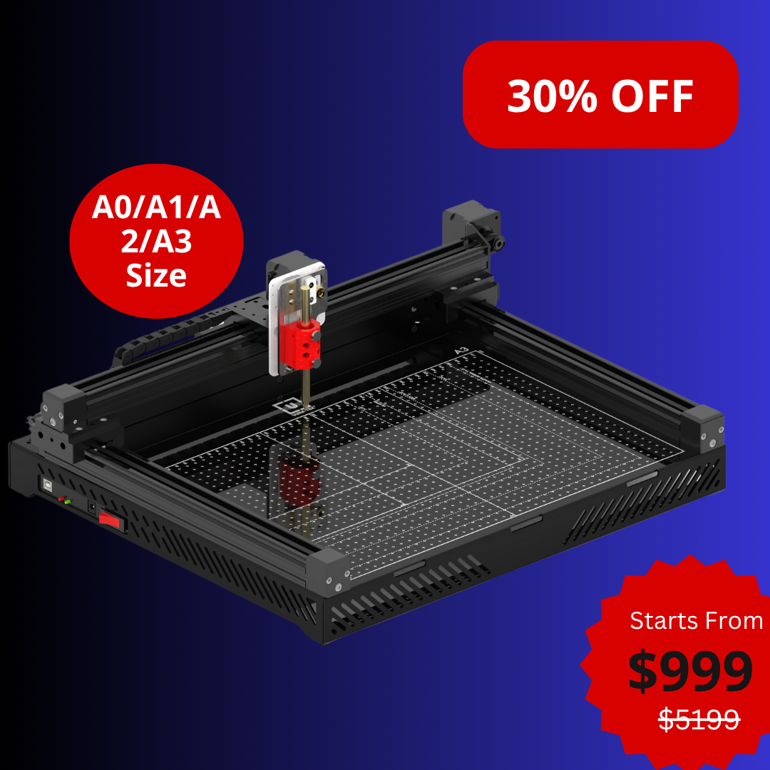 UUNA TEK 3.0 - A3/A2/A1/A0 Größe Vormontierter Highend All-in-One Stiftplotter Zeichenroboter Zeichenmaschine Schreibmaschine Unterschriftenmaschine