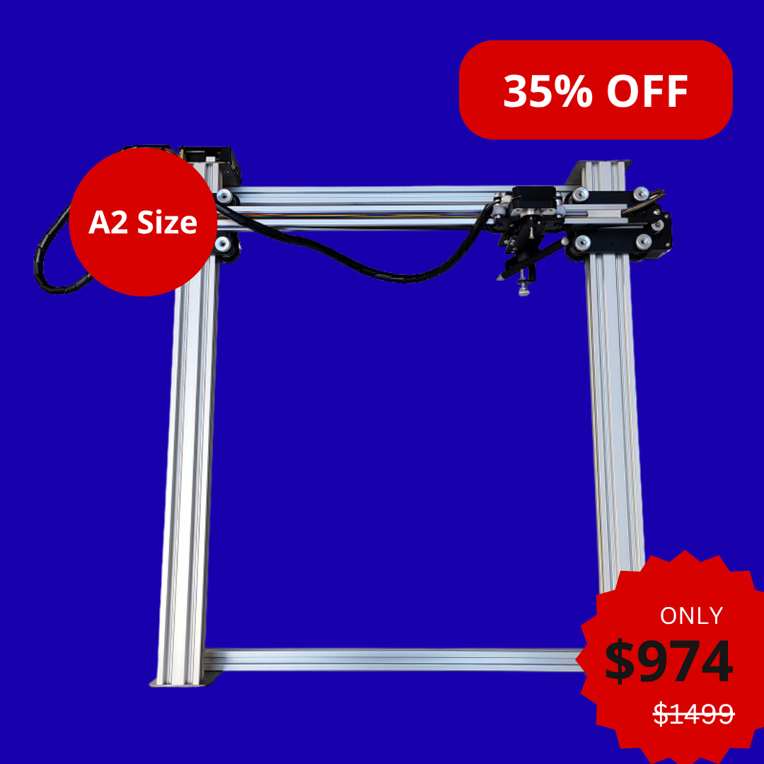 iDraw H A2 Stiftplotter-Zeichenroboter, Stiftplotter-Zeichenmaschine, Zeichnen Sie mehr als A2-Größe