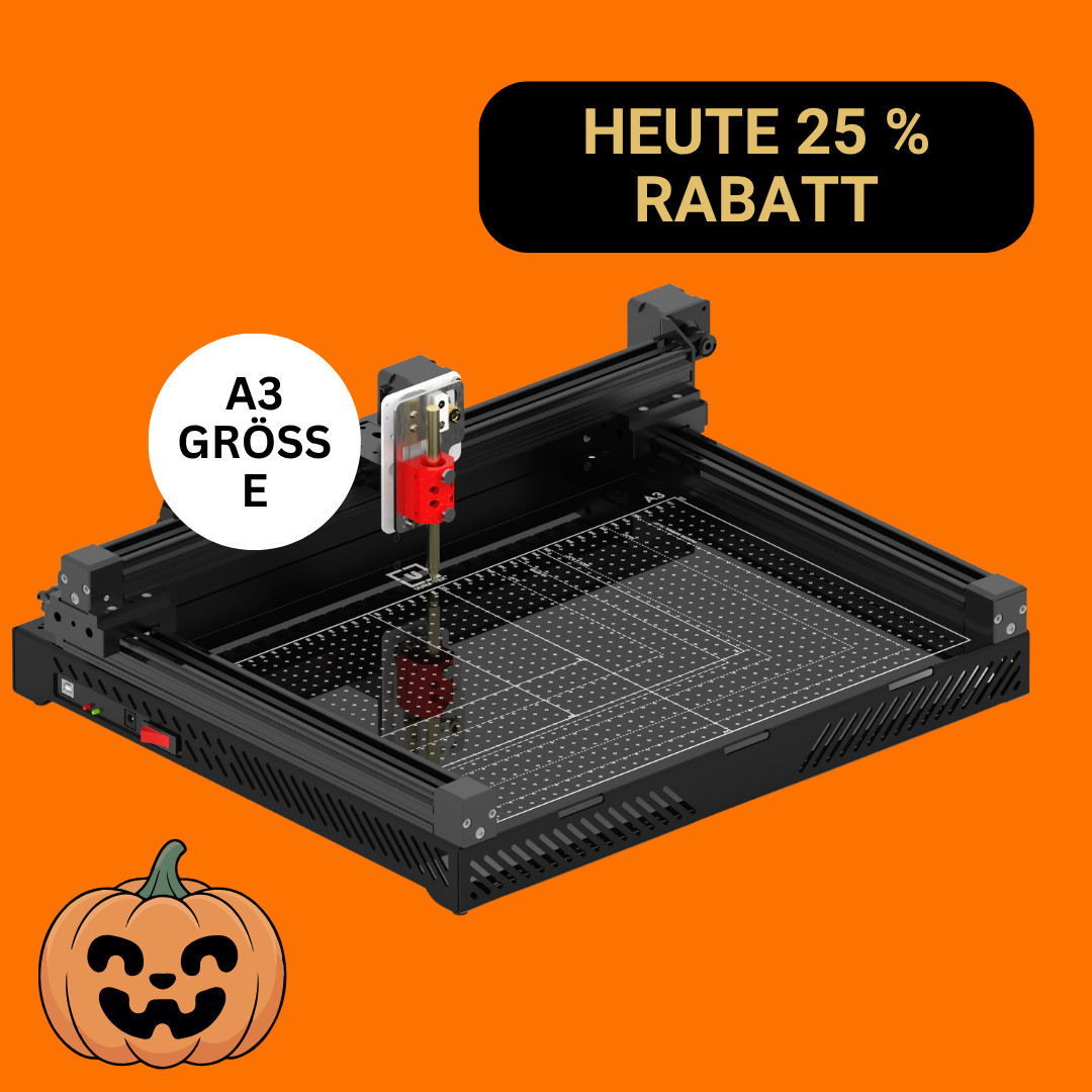 UUNA TEK 3.0 A3 Premium Stiftplotter – All-in-One Zeichen- und Schreibroboter mit WLAN & SD-Karte