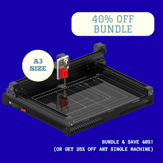 UUNA TEK 3.0 A3 Premium Stiftplotter – All-in-One Zeichen- und Schreibroboter mit WLAN & SD-Karte