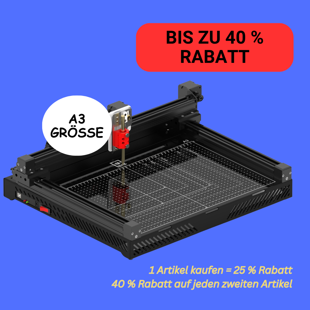 UUNA TEK 3.0 A3 Premium Stiftplotter – All-in-One Zeichen- und Schreibroboter mit WLAN & SD-Karte