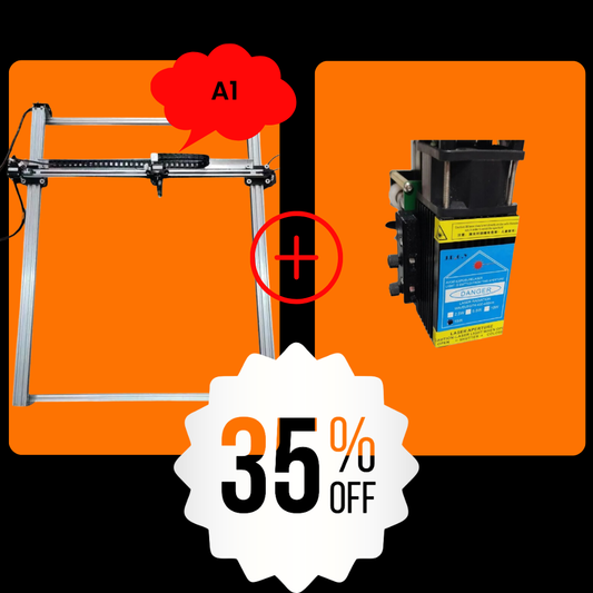 iDraw H A1-Stiftplotter + 15-W-Laserkopf-Bundle