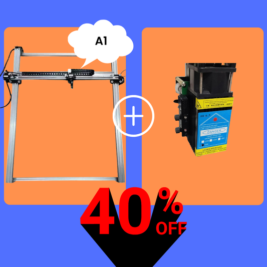 iDraw H A1-Stiftplotter + 15-W-Laserkopf-Bundle