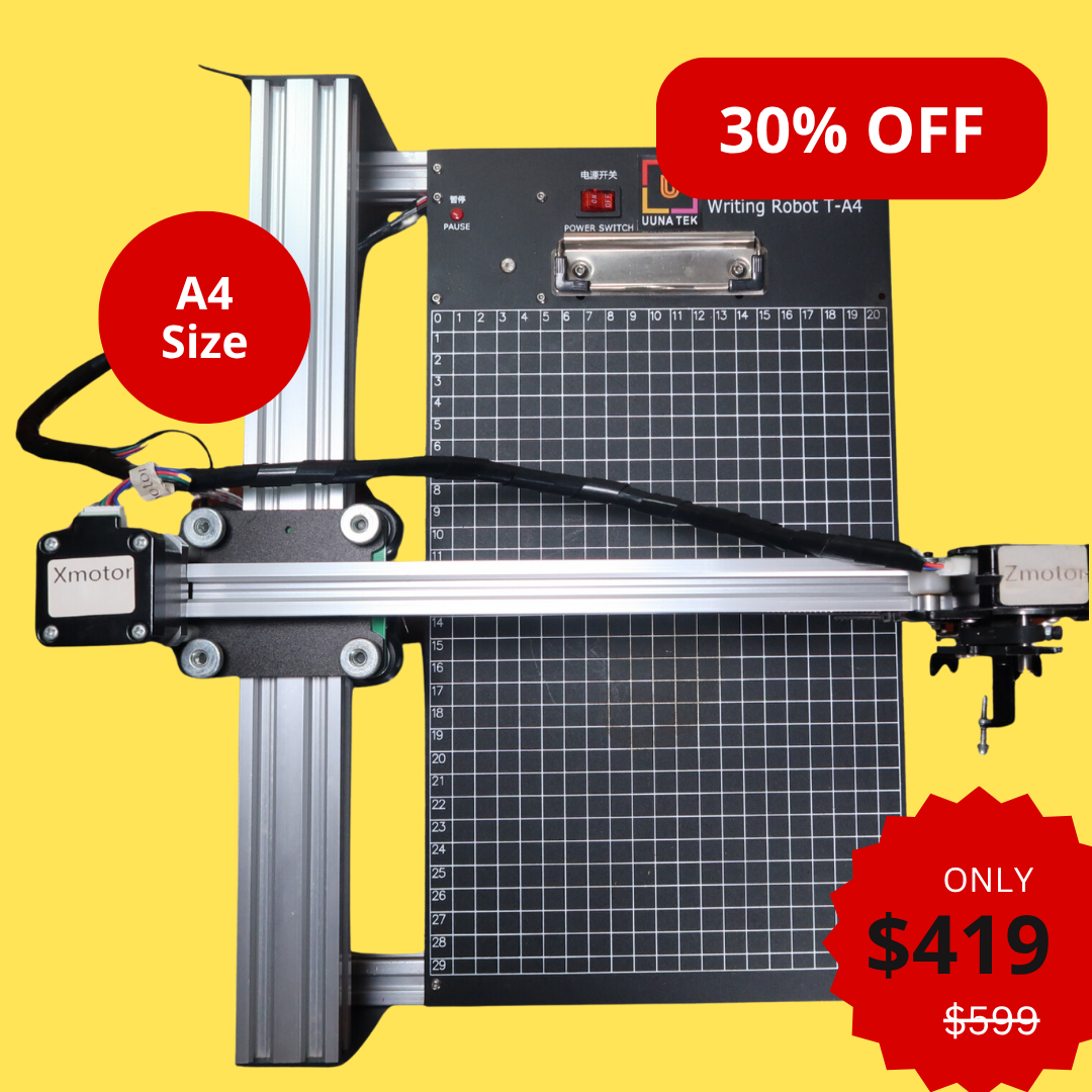 UUNA TEK® iDraw 2.0 - Zeichenroboter im A4-Format, bester Stiftplotter für Einsteiger