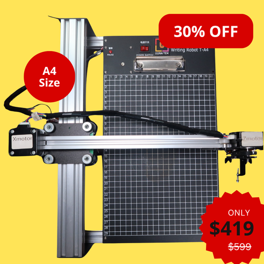 UUNA TEK® iDraw 2.0 - Zeichenroboter im A4-Format, bester Stiftplotter für Einsteiger