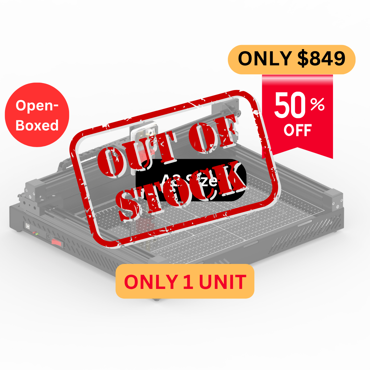 Offen verpackter UUNA TEK 3.0 - Vormontierter High-End-All-in-One-Stiftplotter im Format A3/A2/A1/A0, Zeichenroboter, Zeichenmaschine, Schreibmaschine, Signaturmaschine