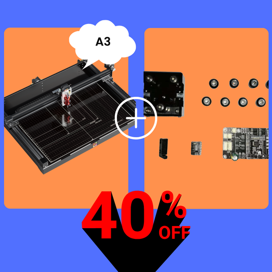 UUNA TEK 3.0 A3-Stiftplotter + Zubehör-Set-Bundle