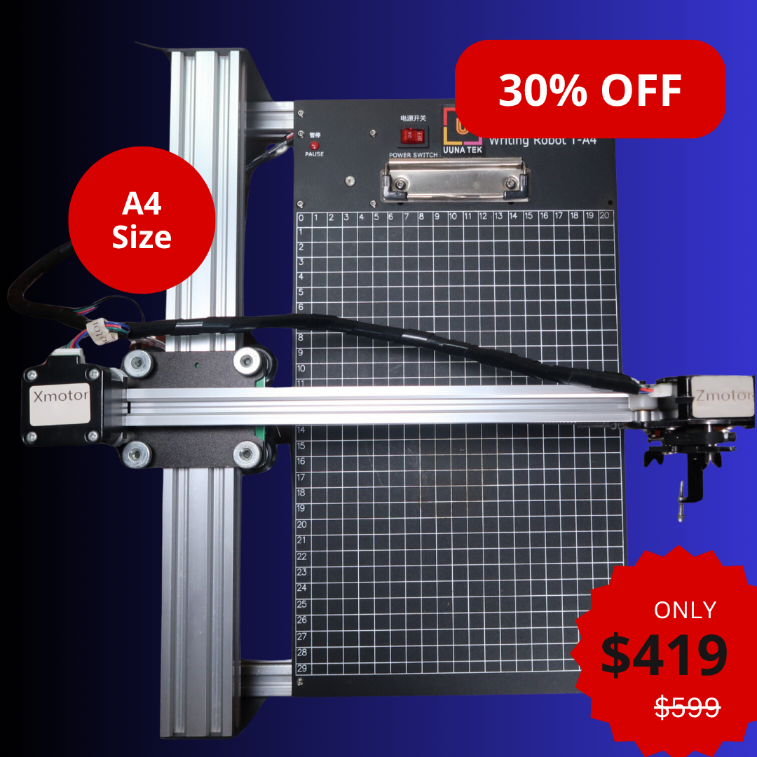 UUNA TEK® iDraw 2.0 - Zeichenroboter im A4-Format, bester Stiftplotter für Einsteiger