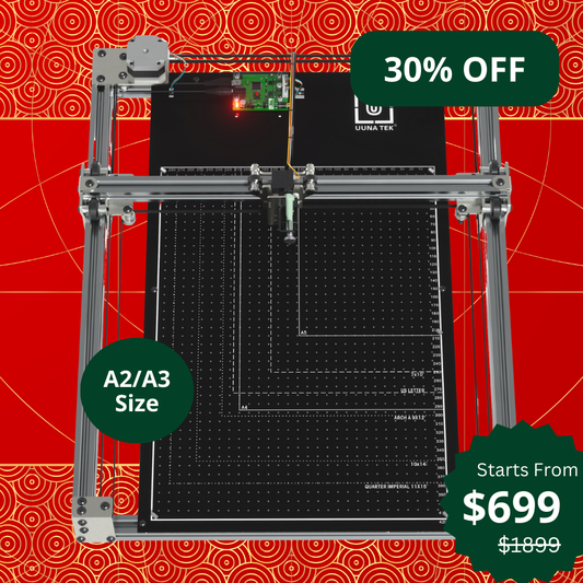 iDraw H SE A3/A2 CoreXY Zeichenroboter für Künstler – kombiniert die robuste iDraw H-Hardware mit der flexiblen Axidraw-Software