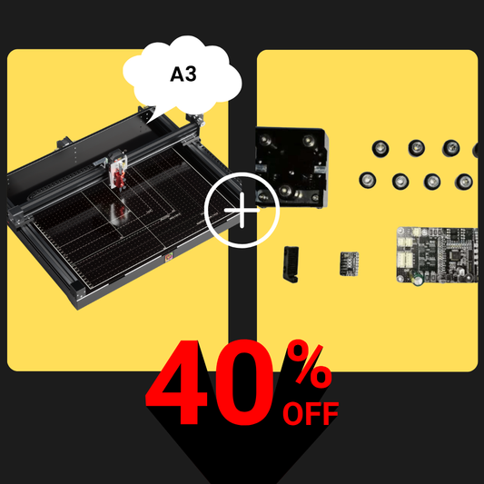 UUNA TEK 3.0 A3-Stiftplotter + Zubehör-Set-Bundle
