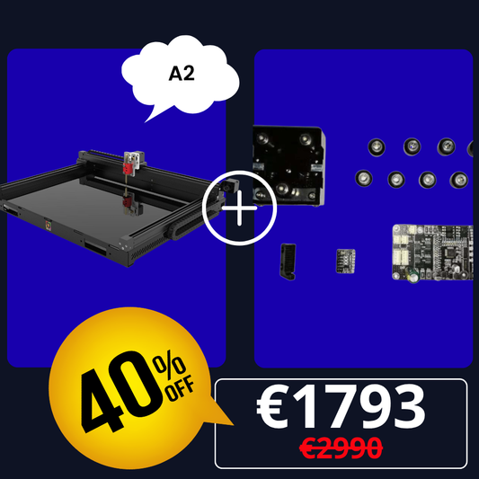 UUNA TEK 3.0 A2-Stiftplotter + Zubehör-Set-Bundle