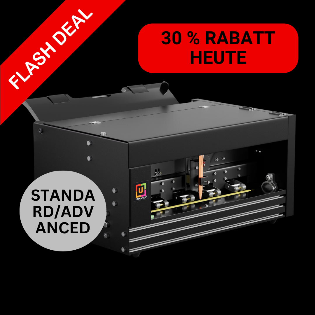 UUNA TEK® iAuto – Automatische Schreibmaschine mit Feeder | Signier- & Briefschreibsystem für personalisierte Mailings | Bis zu 80 Briefe oder 30 Umschläge pro Durchlauf