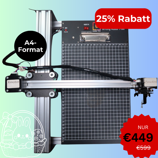 UUNA TEK@ iDraw 2.0 - A4 Größe Stiftplotter Zeichenroboter Zeichenmaschine Hausaufgabenmaschine Calligraphy Plotter Schreibroboter Laserschneider