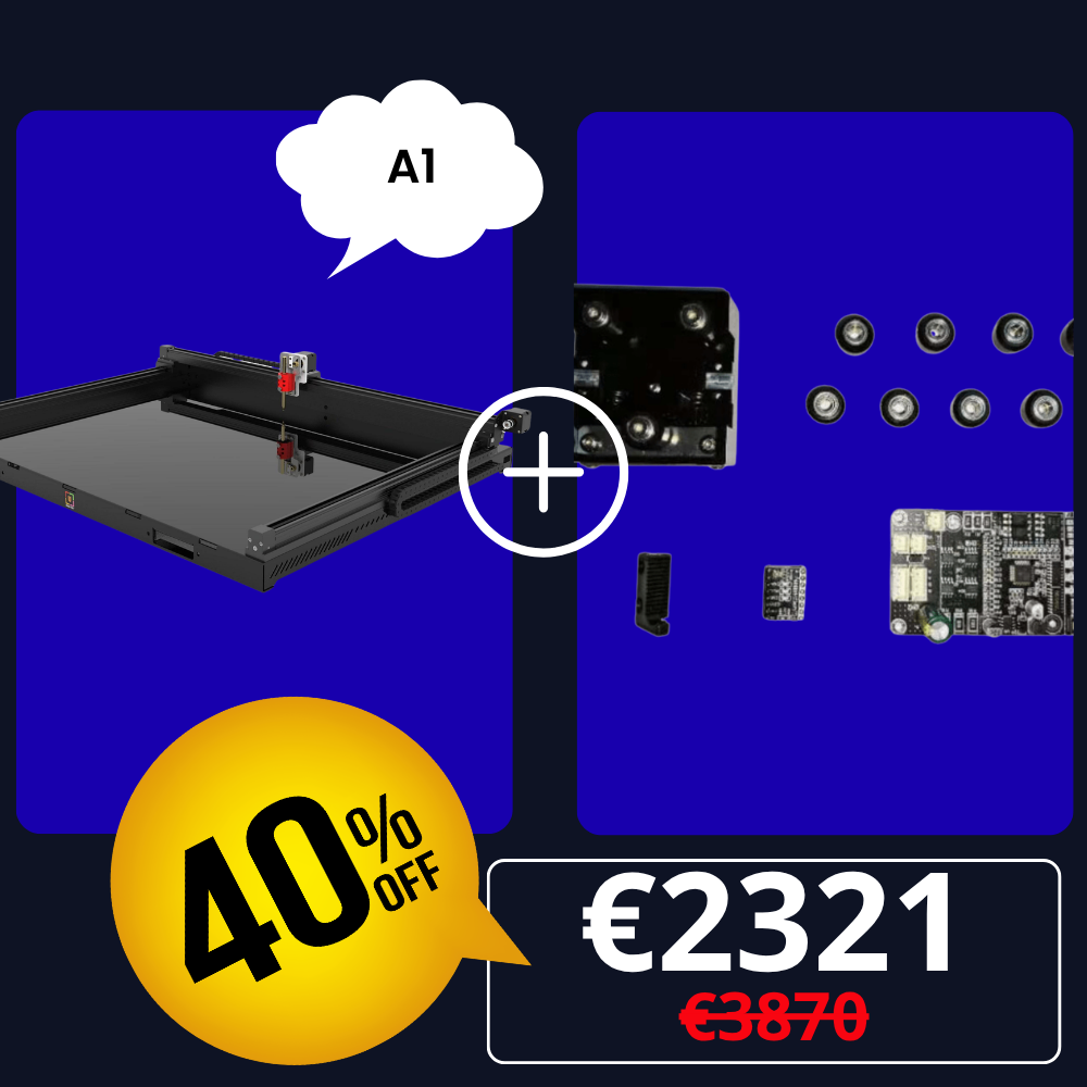UUNA TEK 3.0 A1-Stiftplotter + Zubehör-Set-Bundle