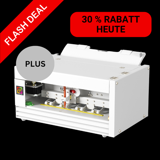 UUNA TEK® iAuto Plus – Automatische Schreib- & Signiermaschine für Briefe und Umschläge, bis zu 210 Texte / 80 Umschläge pro Durchlauf