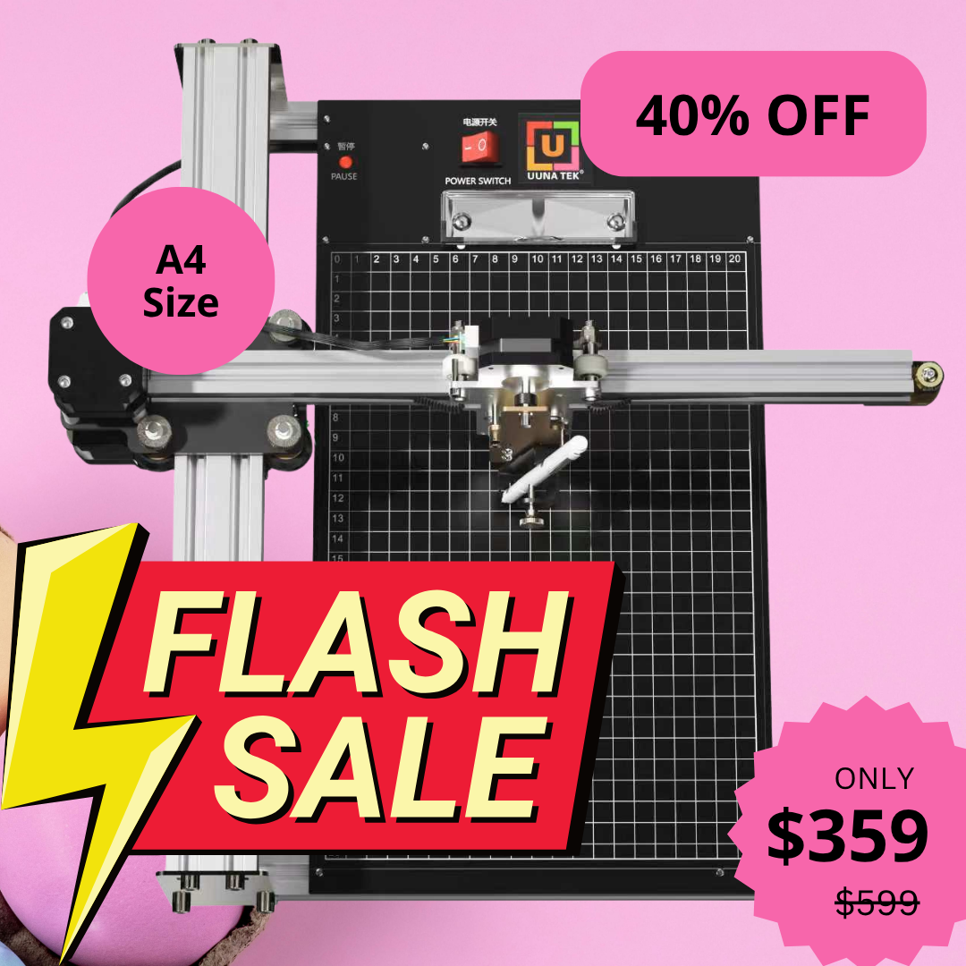 UUNA TEK®  iDraw 2.0 - A4 Size Drawing Robot Drawing Machine, Best Entry - Level Pen Plotter - UUNA TEK CO.,LIMITED
