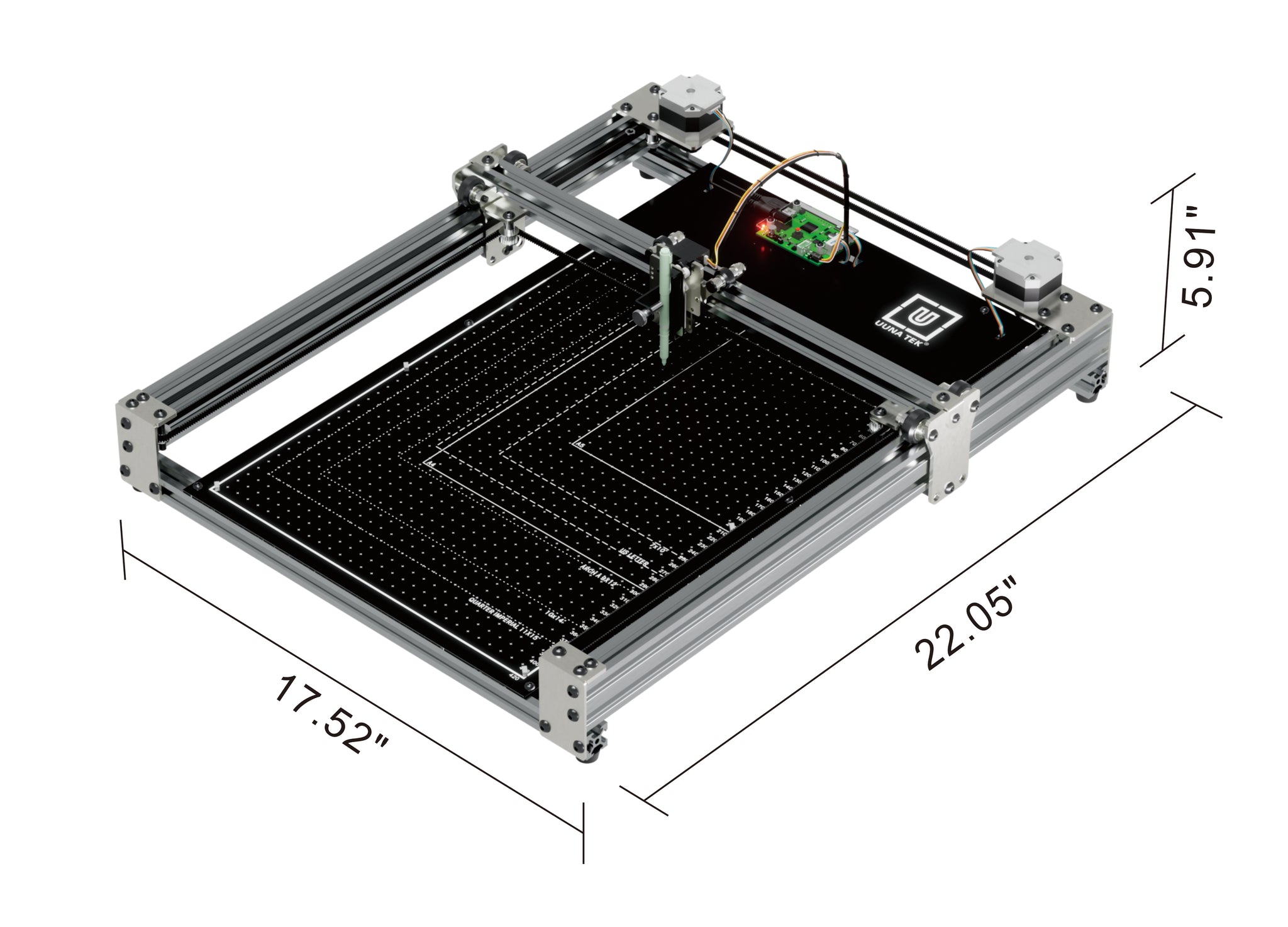 iDraw H SE A3/A2 CoreXY Zeichenroboter für Künstler – kombiniert die robuste iDraw H-Hardware mit der flexiblen Axidraw-Software