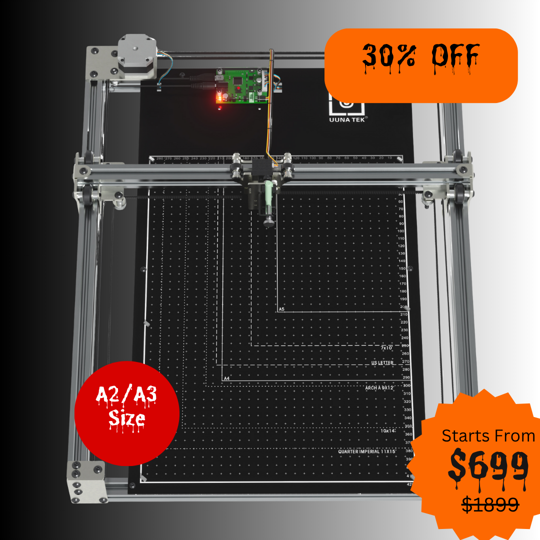 iDraw H SE A3/A2 CoreXY Zeichenroboter für Künstler – kombiniert die robuste iDraw H-Hardware mit der flexiblen Axidraw-Software