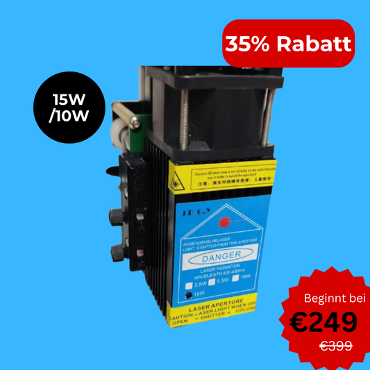 10W/15W Laser Kopf für UUNA TEK® iDraw H A3/A2/A1/A0 Größe