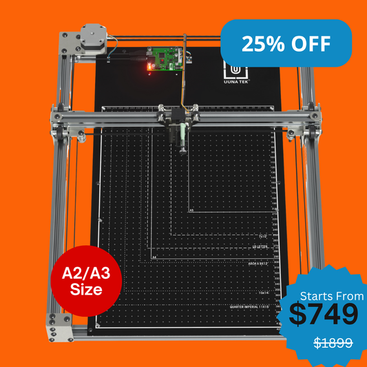iDraw H SE A3/A2 CoreXY Zeichenroboter für Künstler – kombiniert die robuste iDraw H-Hardware mit der flexiblen Axidraw-Software