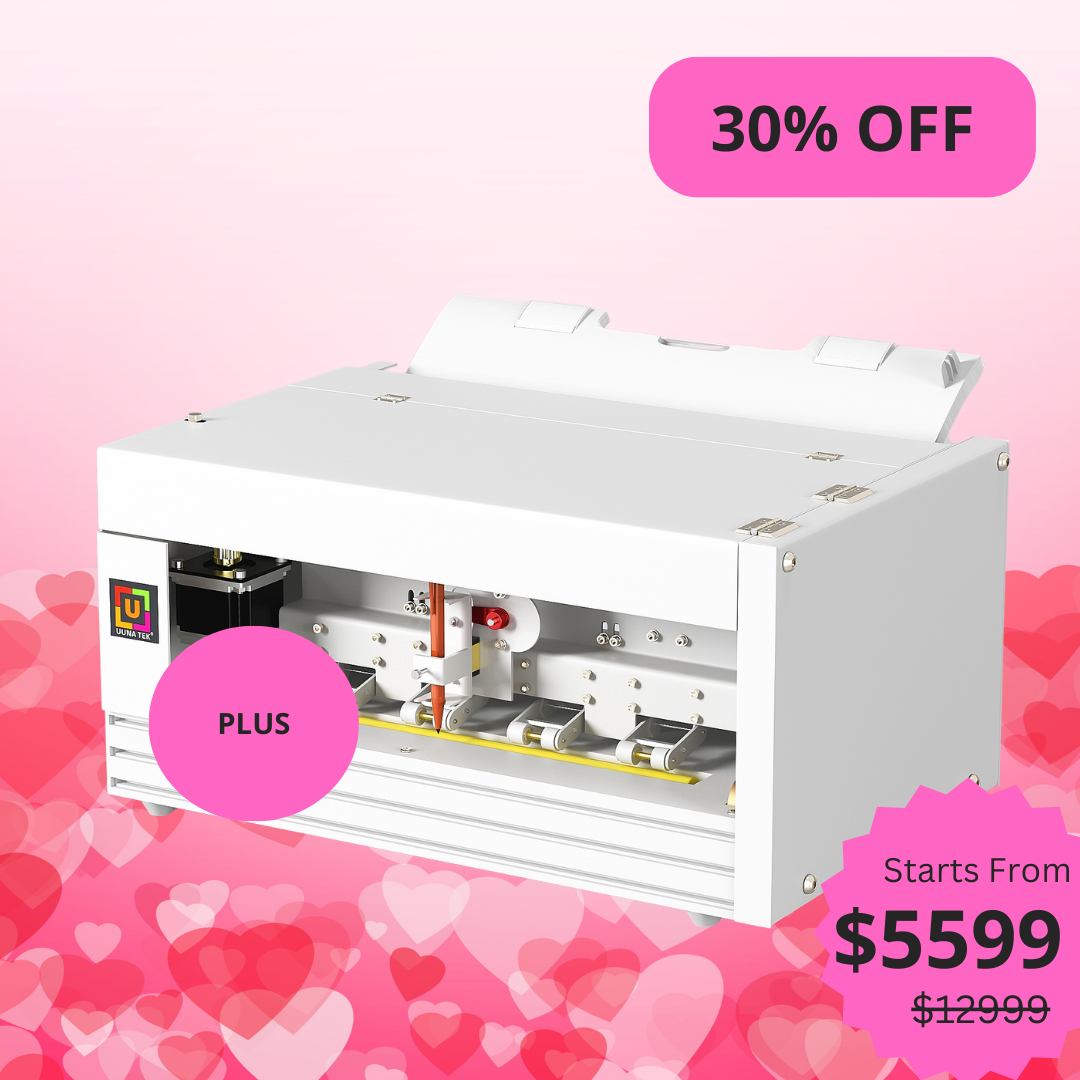 UUNA TEK® iAuto Plus - Handschriftgerät mit Einzug/Automatische Unterschriftenmaschine/Handschriftgerät für Briefe/Automatisches Schreibgerät, Schreiben Sie bis zu 210 Briefe, 80 Umschläge auf einmal